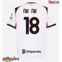 Camiseta AC Milan Christopher Nkunku #18 Visitante Equipación 2025-26 manga corta